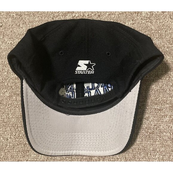 Vintage 90s Starter Orlando Magic NBA Script Wool Snapback Cap Hat Black OSFA - Picture 3 of 9